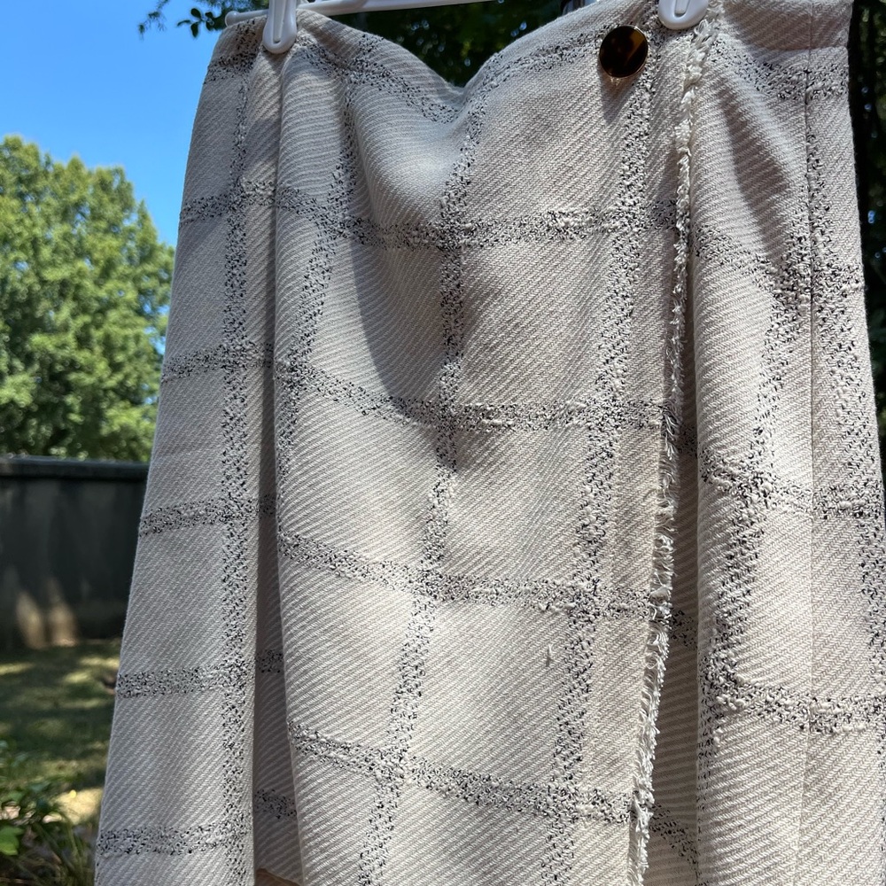 Ann Taylor Faux Wrap Kilt Style Skirt Size 6